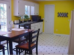 Sunny Updated Kitchen with Large Pantry.
