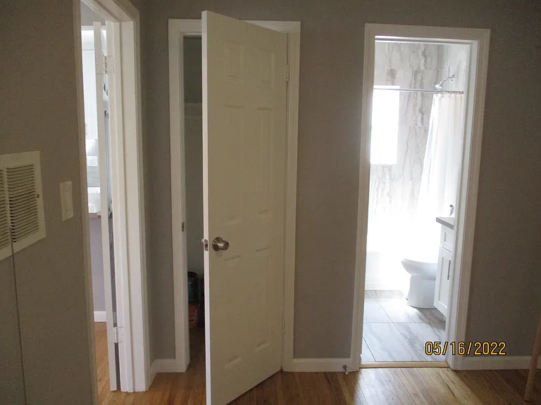 Bedroom and closet inside