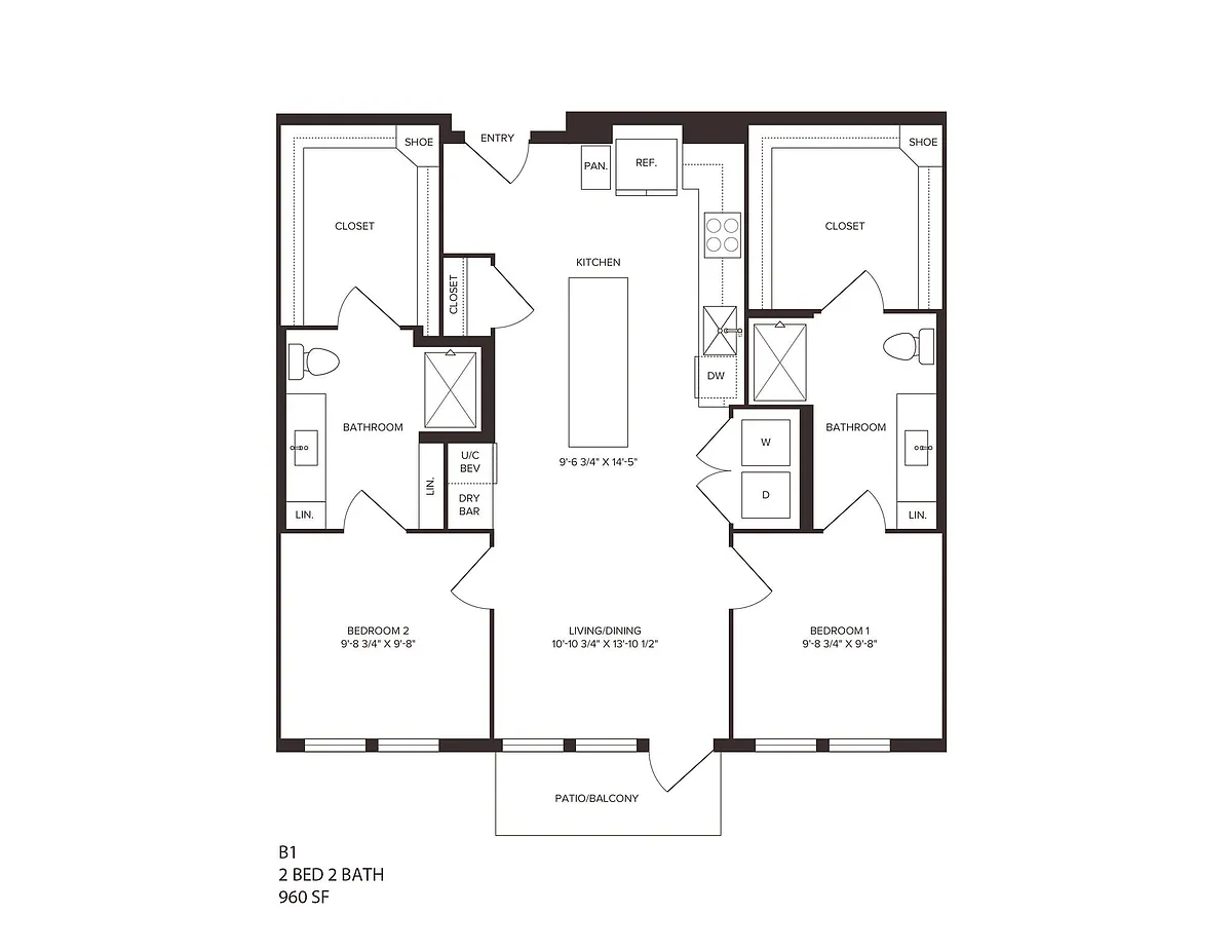 Floor plan B1