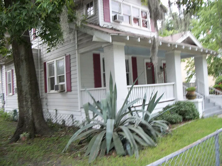 Front of house - this apartment is the entire upstairs