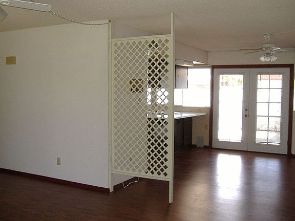 View of Kitchen and Dining Room from Living Room