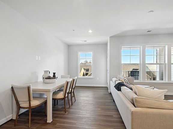 Dining Room Feels Integrated into the Living Space