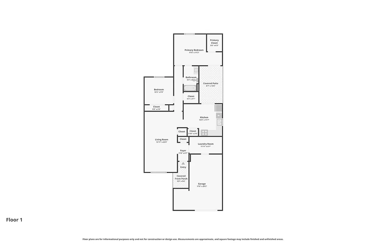 Floor plan 2-BEDROOM