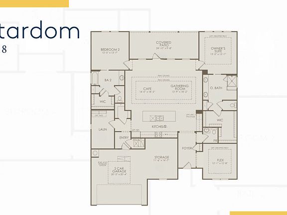 Stardom Floorplan Lot 118 see Floorplan on Website for more Options.