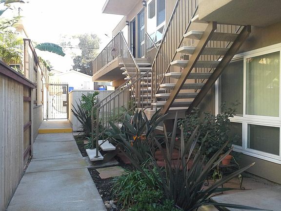 Courtyard access to back parking lot