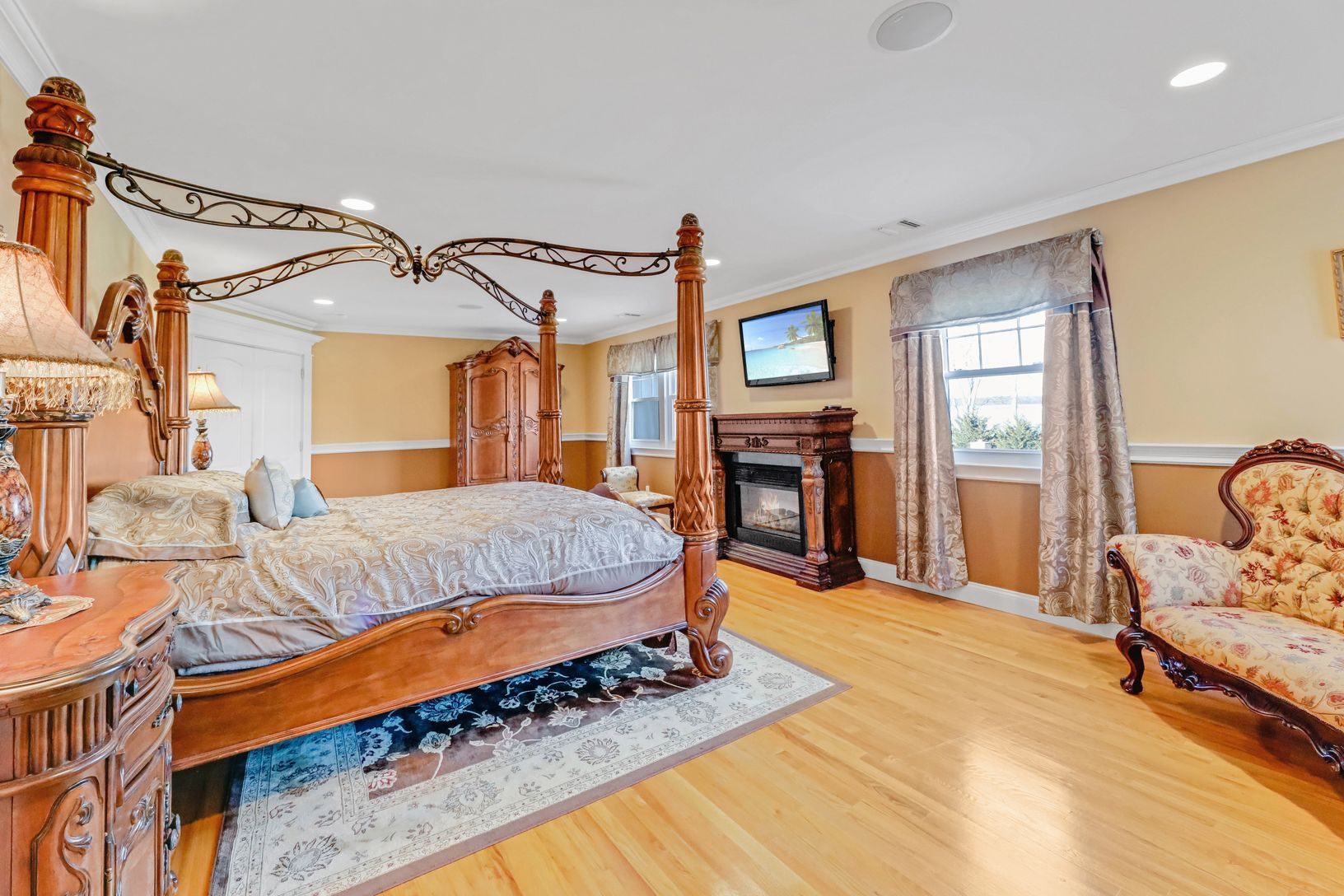  Master Suite with Electric Fireplace