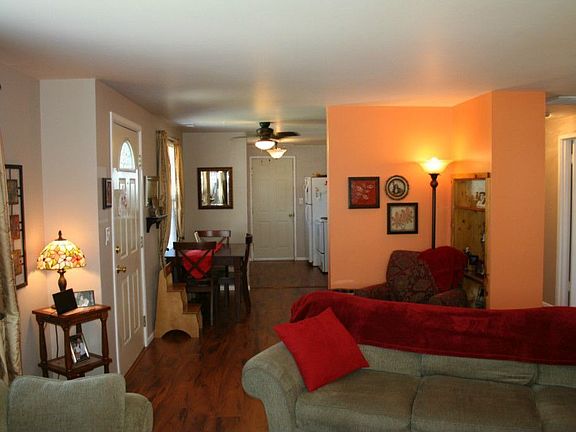 Open floorplan from kitchen to living area!