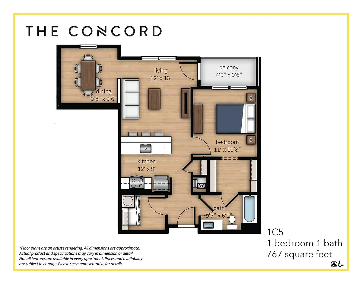 Floor plan 1C5