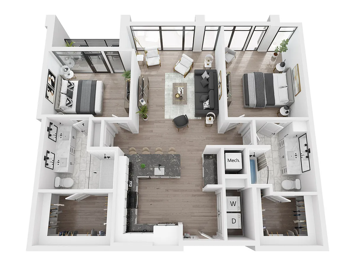 Floor plan Penthouse - E2