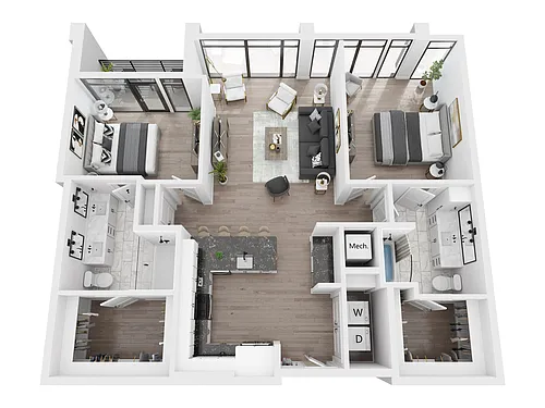 Floor plan Penthouse - E2