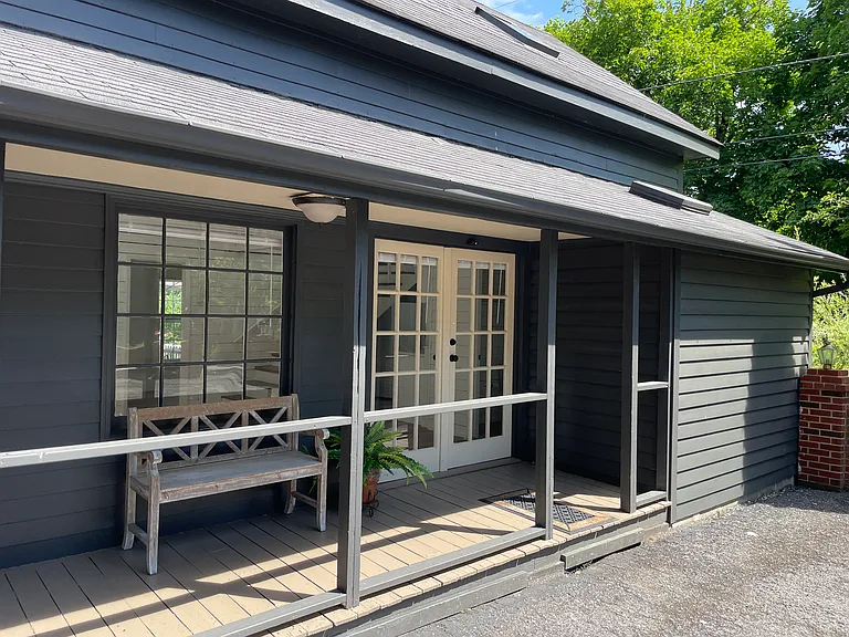 Comfortable front porch