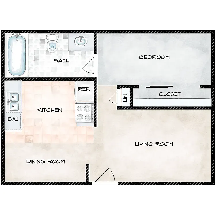 Floor plan Studio