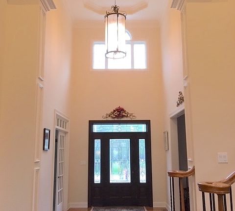 main -foyer w/ mahogany door