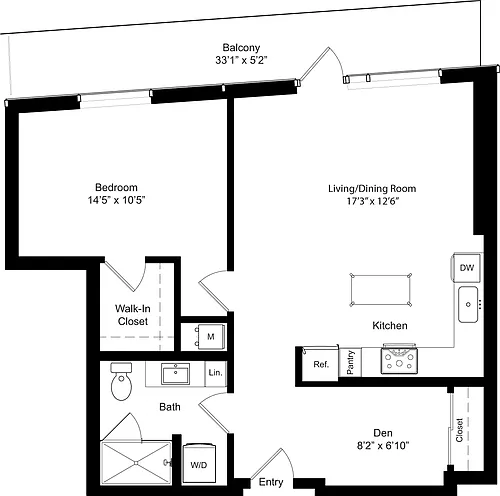 Floor plan A12a Level 34-35-37