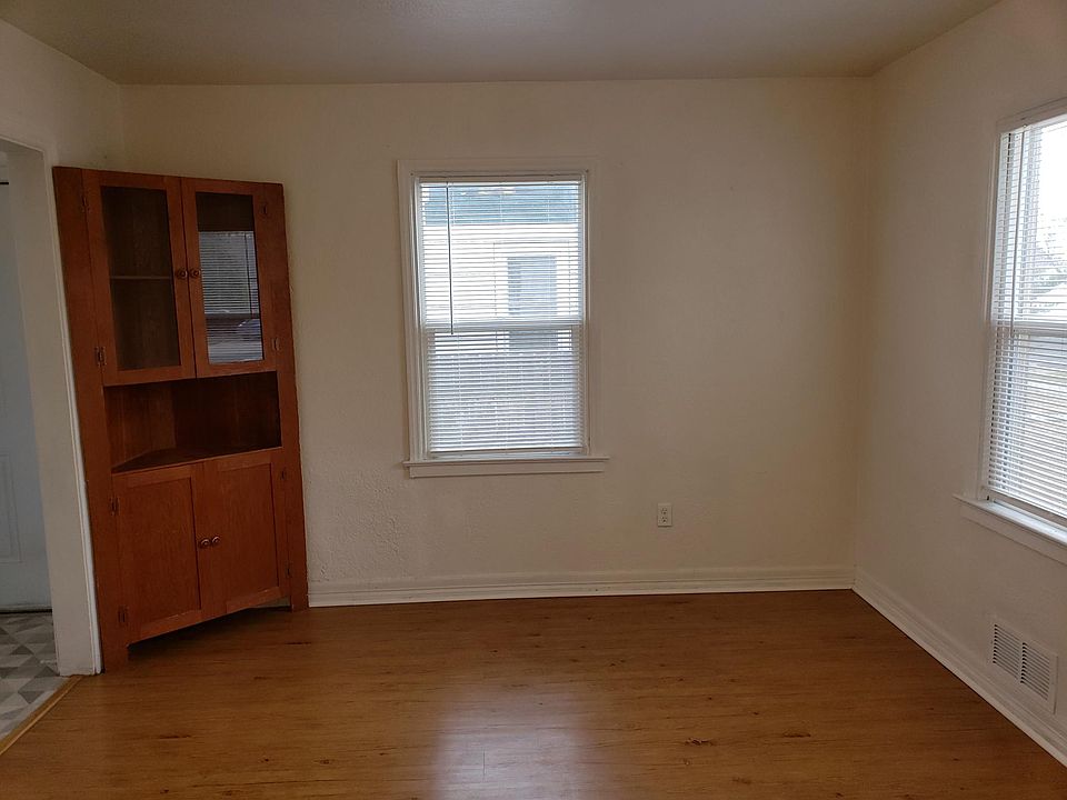 Living room with built in.