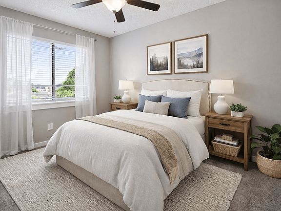 Master Bedroom w Natural Light
