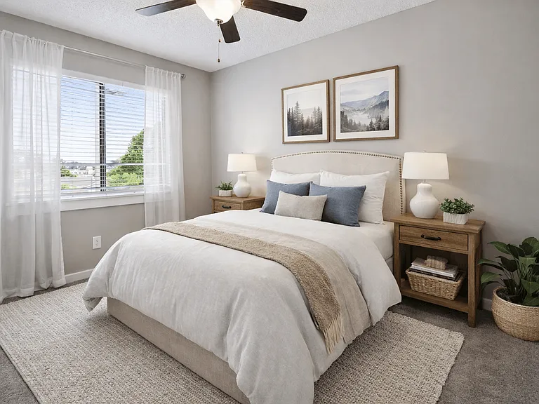 Master Bedroom w Natural Light