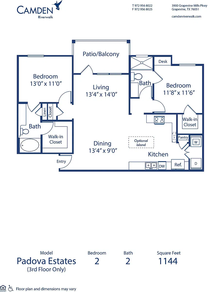 Floor plan Padova Estates