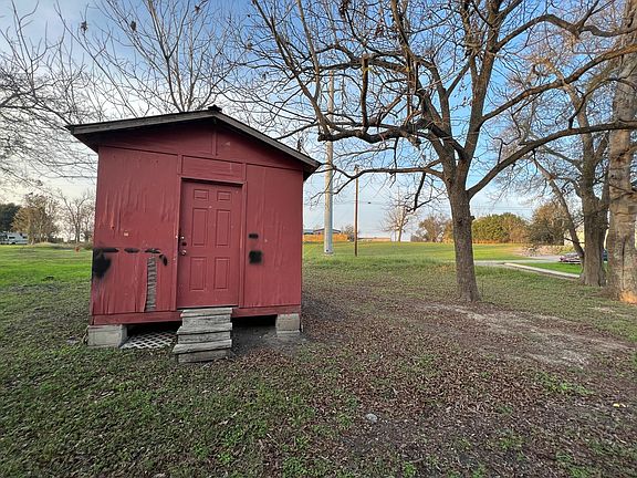 Storage shed.