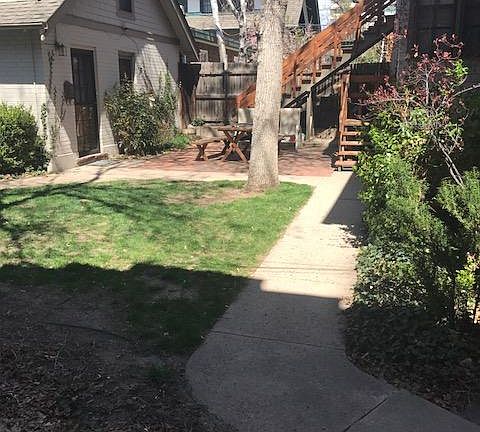 Beautiful back patio area