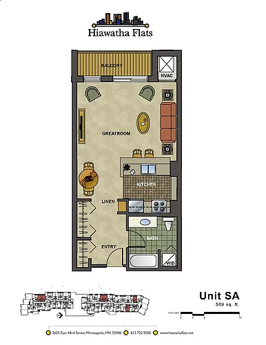 Floor plan SA