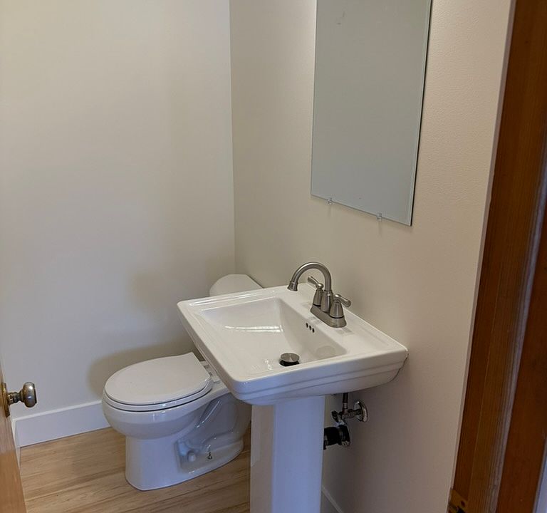 Downstairs half bath