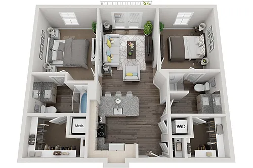 Floor plan B1
