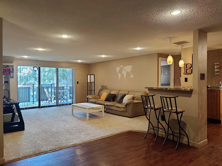 Living room view from entrance side