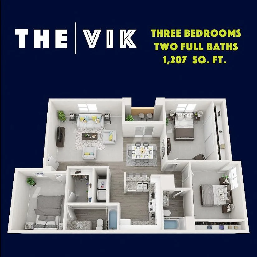 Floor plan 3Bed2Bath