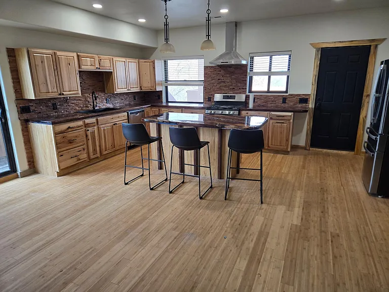Kitchen & Living area.