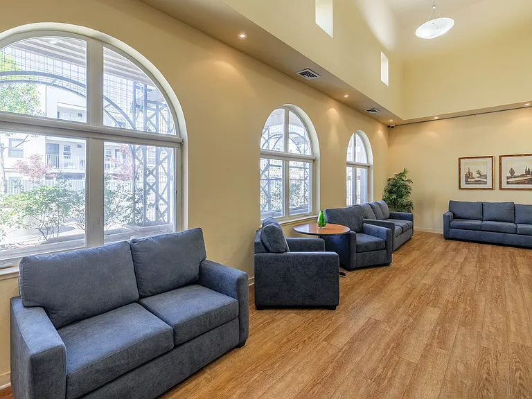 Relax and gather with neighbors in the Community Room