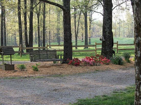 View of front driveway