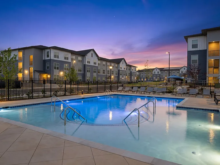 Resort-Style Swimming Pool at Bolton West Charlotte Apartments