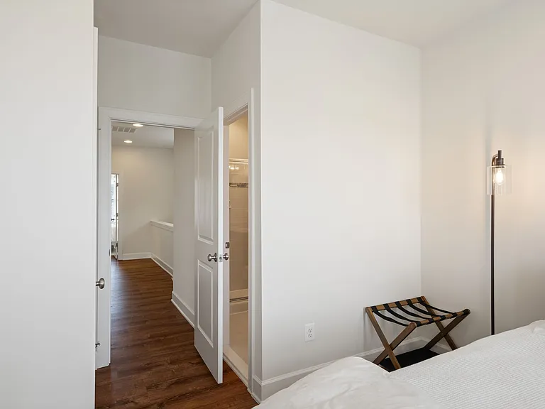 Upper Level Bedroom with full bathroom.
