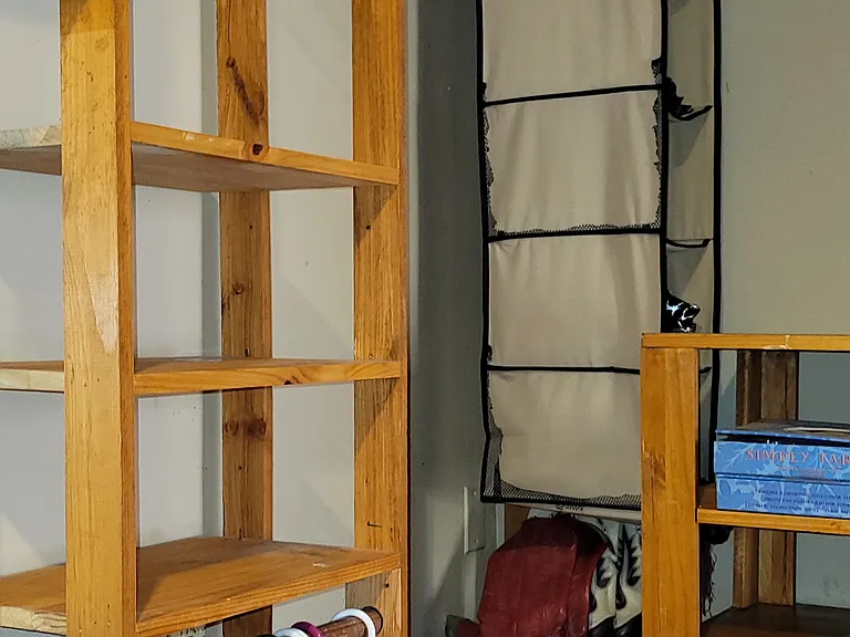 Her shelves