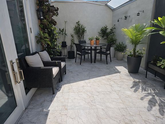Large enclosed patio