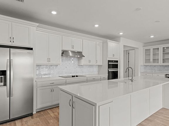 Chef-inspired kitchen with designer finishes