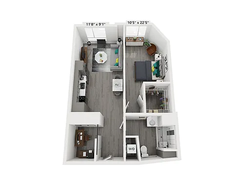 Floor plan M1BW/DENA-1
