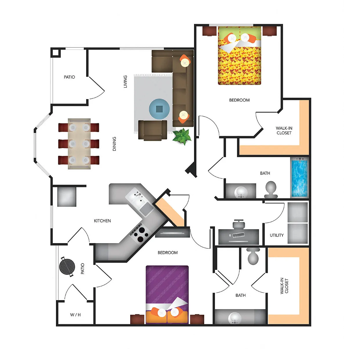 Floor plan Bella Vista Lower