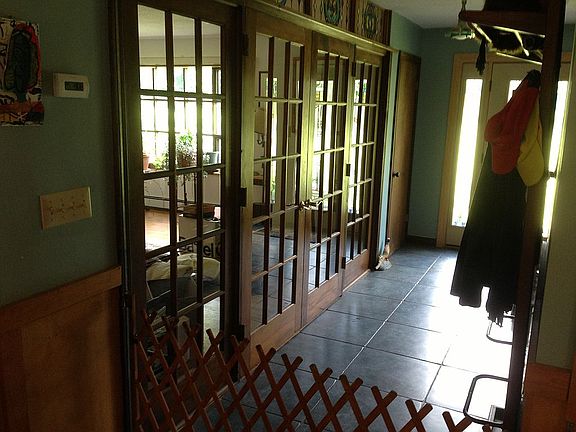 Hallway outside living room