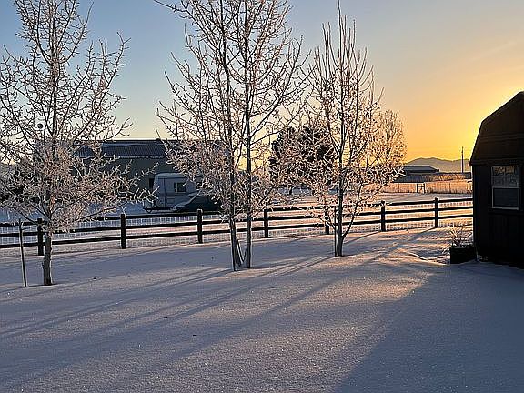 Winter sunrise