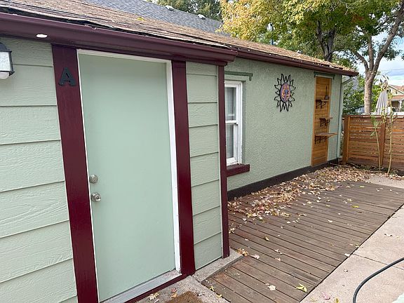 Private front door. New Roof being installed in October.