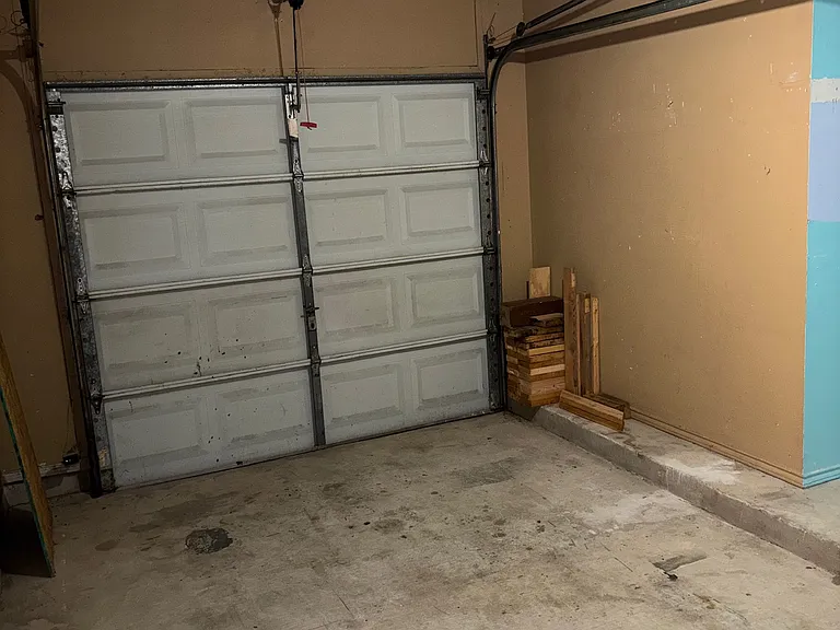 Attached single car garage.