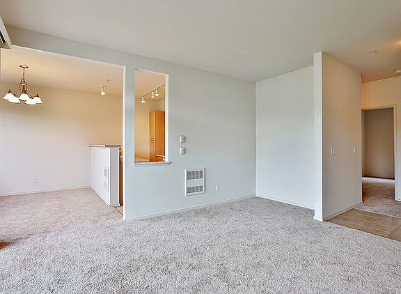 Kitchen nook, living room and front entry