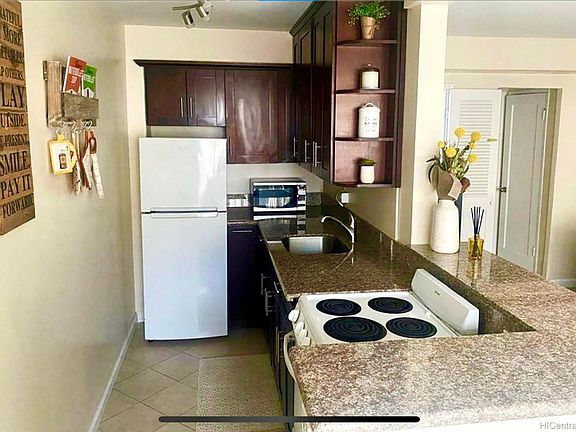open renovated kitchen with great appliances and granite counters