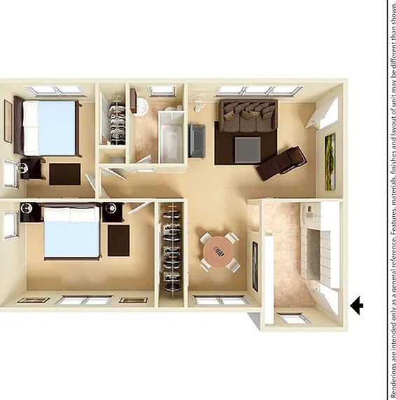 Greenview 2BD 1Bath 820sqft Greenview 2BD 1Bath 820sqft