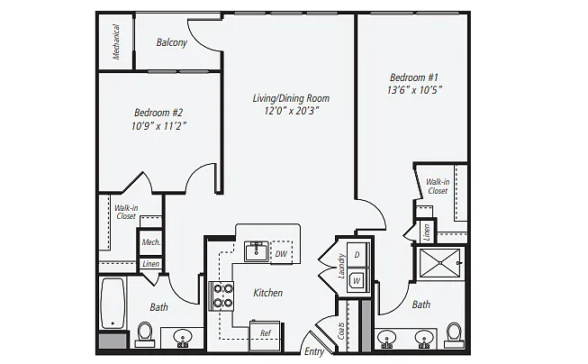 Floor plan B2-3
