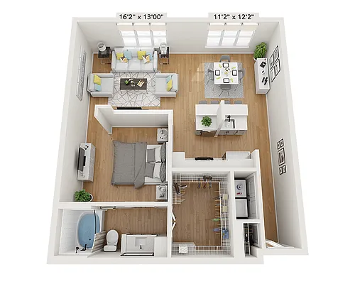 Floor plan Plan C (A1C)