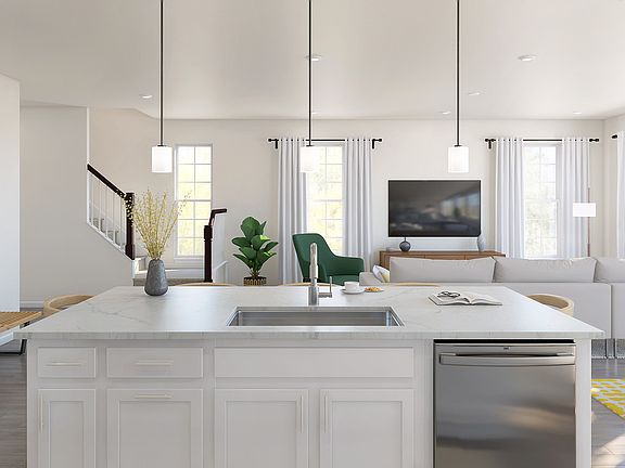 Stunning kitchen island