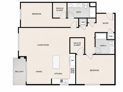 Floor plan B THREE